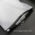 recycled pouches frosted apparel shipping slide zippers bags